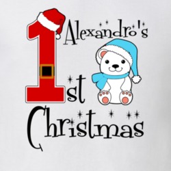 Alexandro Baby Boy First Christmas Cute Christmas T Shirt 35069977