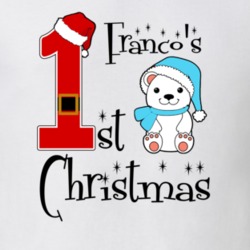 Franco Baby Boy First Christmas Cute Christmas T Shirt 35070618