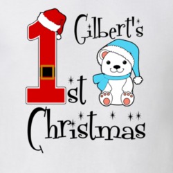 Gilbert Baby Boy First Christmas Cute Christmas T Shirt 35070672