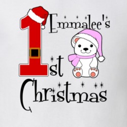Emmalee Baby Girl First Christmas Cute Christmas T Shirt 35070677