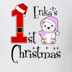 Erika Baby Girl First Christmas Cute Christmas T Shirt 35070683