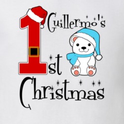 Guillermo Baby Boy First Christmas Cute Christmas T Shirt 35070706