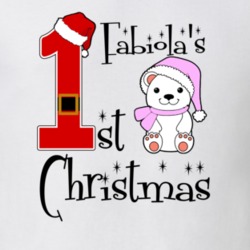 Fabiola Baby Girl First Christmas Cute Christmas T Shirt 35070714