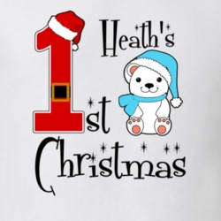 Heath Baby Boy First Christmas Cute Christmas T Shirt 35070735