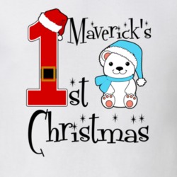 Maverick Baby Boy First Christmas Cute Christmas T Shirt 35071299