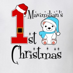 Maximilian Baby Boy First Christmas Cute Christmas T Shirt 35071305