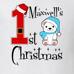 Maxwell Baby Boy First Christmas Cute Christmas T Shirt 35071319