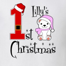Lilly Baby Girl First Christmas Cute Christmas T Shirt 35071380