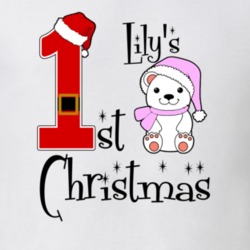 Lily Baby Girl First Christmas Cute Christmas T Shirt 35071382