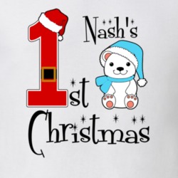 Nash Baby Boy First Christmas Cute Christmas T Shirt 35071383