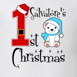 Salvatore Baby Boy First Christmas Cute Christmas T Shirt 35071624