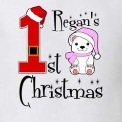 Regan Baby Girl First Christmas Cute Christmas T Shirt 35071788