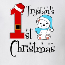 Trystan Baby Boy First Christmas Cute Christmas T Shirt 35071791