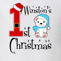 Winston Baby Boy First Christmas Cute Christmas T Shirt 35071861