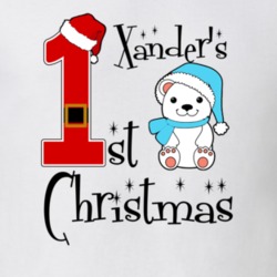Xander Baby Boy First Christmas Cute Christmas T Shirt 35071866