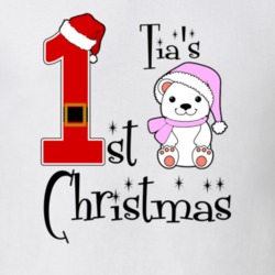 Tia Baby Girl First Christmas Cute Christmas T Shirt 35071981