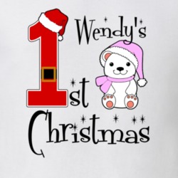 Wendy Baby Girl First Christmas Cute Christmas T Shirt 35072006