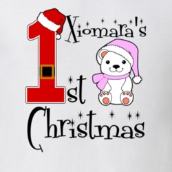 Xiomara Baby Girl First Christmas Cute Christmas T Shirt 35072010