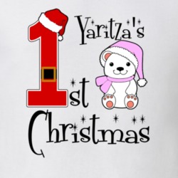 Yaritza Baby Girl First Christmas Cute Christmas T Shirt 35072014
