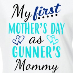 Gunner First Mothers Day As His Mommy Cute T Shirt 35412983