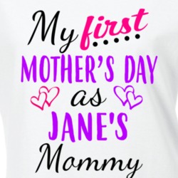 Jane First Mothers Day As Her Mommy Cute T Shirt 35413121