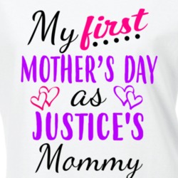 Justice First Mothers Day As Her Mommy Cute T Shirt 35413255