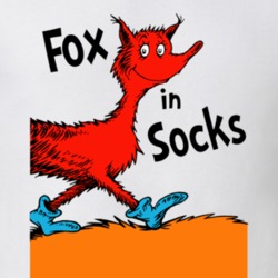 Fox In Socks Dr Seuss Childrens Book T Shirt 35450405