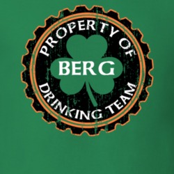 Berg Drinking Team Property Of Beer Cap St Patricks T Shirt 35718381