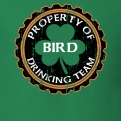 Bird Drinking Team Property Of Beer Cap St Patricks T Shirt 35718386