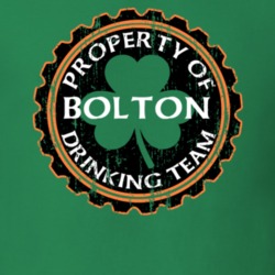 Bolton Drinking Team Property Of Beer Cap St Patricks T Shirt 35718396