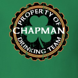 Chapman Drinking Team Property Of Beer Cap St Patricks T Shirt 35718476