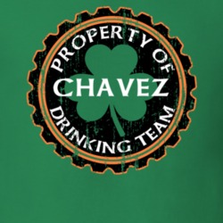 Chavez Drinking Team Property Of Beer Cap St Patricks T Shirt 35718479