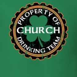 Church Drinking Team Property Of Beer Cap St Patricks T Shirt 35718486