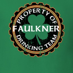 Faulkner Drinking Team Property Of Beer Cap St Patricks T Shirt 35718578