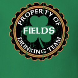 Fields Drinking Team Property Of Beer Cap St Patricks T Shirt 35718582