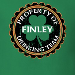 Finley Drinking Team Property Of Beer Cap St Patricks T Shirt 35718584
