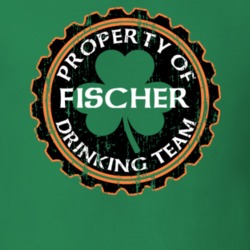 Fischer Drinking Team Property Of Beer Cap St Patricks T Shirt 35718585