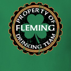 Fleming Drinking Team Property Of Beer Cap St Patricks T Shirt 35718589