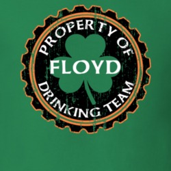 Floyd Drinking Team Property Of Beer Cap St Patricks T Shirt 35718593