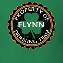 Flynn Drinking Team Property Of Beer Cap St Patricks T Shirt 35718594
