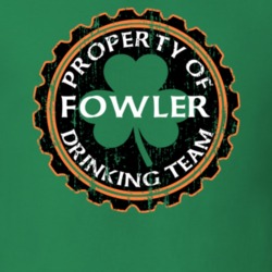 Fowler Drinking Team Property Of Beer Cap St Patricks T Shirt 35718599