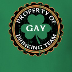 Gay Drinking Team Property Of Beer Cap St Patricks T Shirt 35718630
