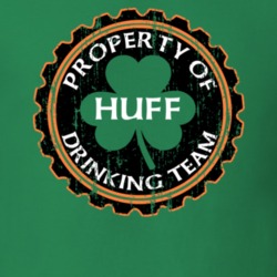 Huff Drinking Team Property Of Beer Cap St Patricks T Shirt 35718750