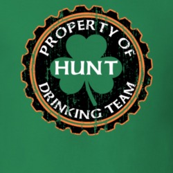 Hunt Drinking Team Property Of Beer Cap St Patricks T Shirt 35718755