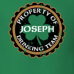 Joseph Drinking Team Property Of Beer Cap St Patricks T Shirt 35718777