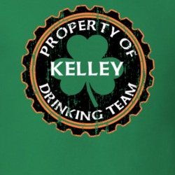 Kelley Drinking Team Property Of Beer Cap St Patricks T Shirt 35718785