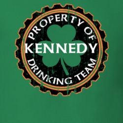 Kennedy Drinking Team Property Of Beer Cap St Patricks T Shirt 35718788