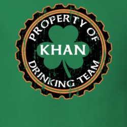 Khan Drinking Team Property Of Beer Cap St Patricks T Shirt 35718792
