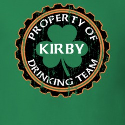 Kirby Drinking Team Property Of Beer Cap St Patricks T Shirt 35718796