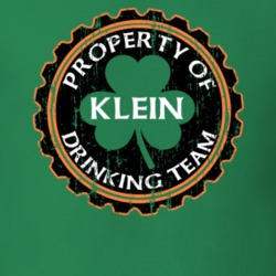 Klein Drinking Team Property Of Beer Cap St Patricks T Shirt 35718798